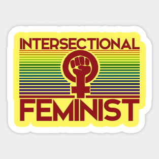 intersectional feminist Sticker